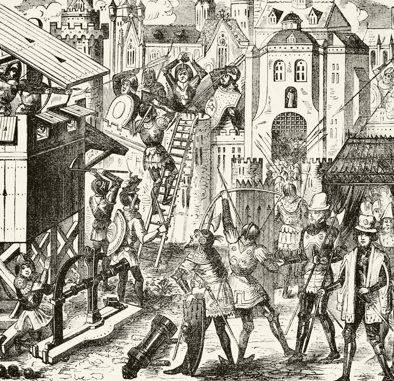 Operaciones de asedio en el siglo XV, de 