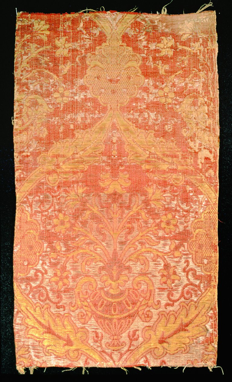 Mobiliario de seda y lino, 1550-1600 de English School