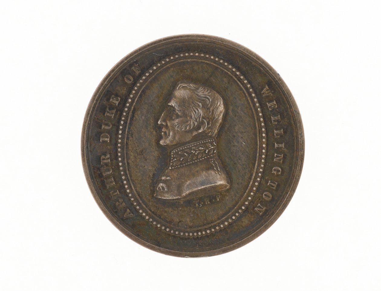 Medalla de plata conmemorativa de la muerte del Duque de Wellington, 1852 de English School