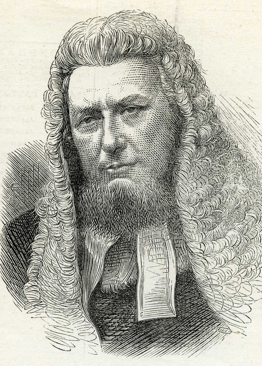 Sir Richard Paul Amphlett (1809-83) de The Illustrated London News 7 de febrero de 1874 de English School