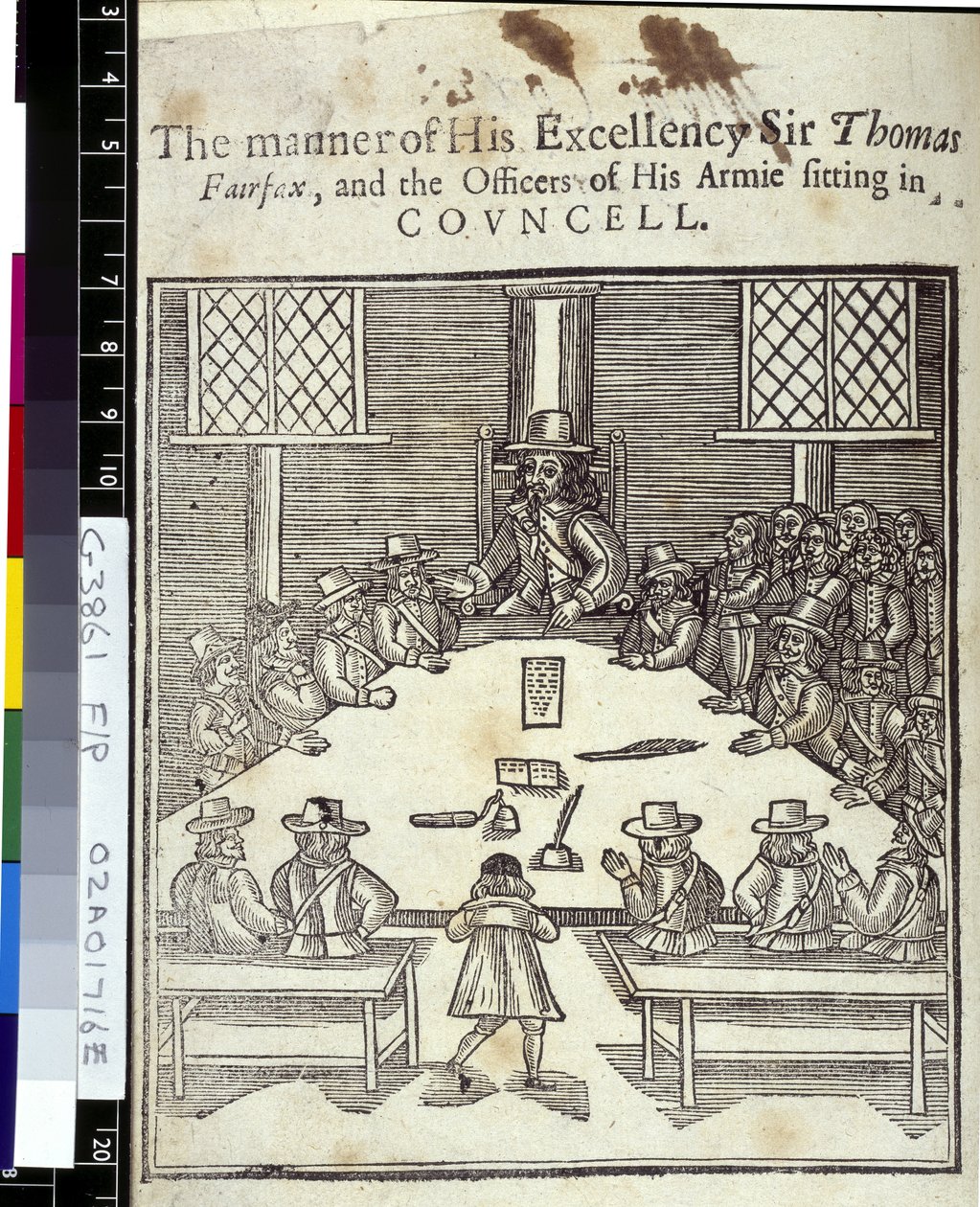 Sir Thomas Fairfax (1612-71) y el Consejo General del Ejército Parlamentario de English School
