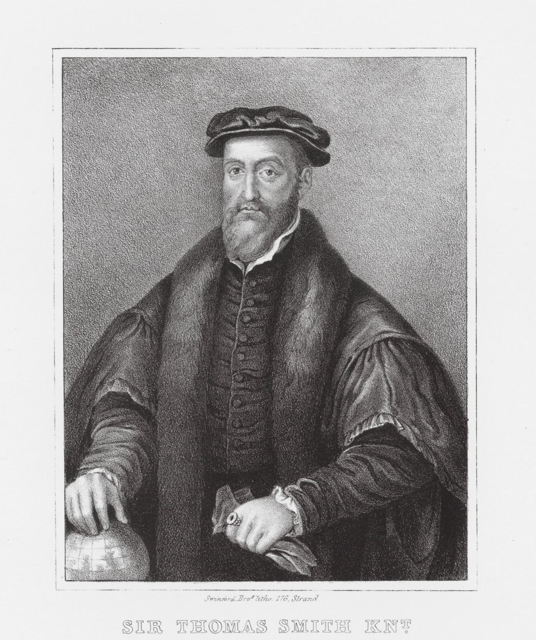 Sir Thomas Smith KNT (grabado) de English School