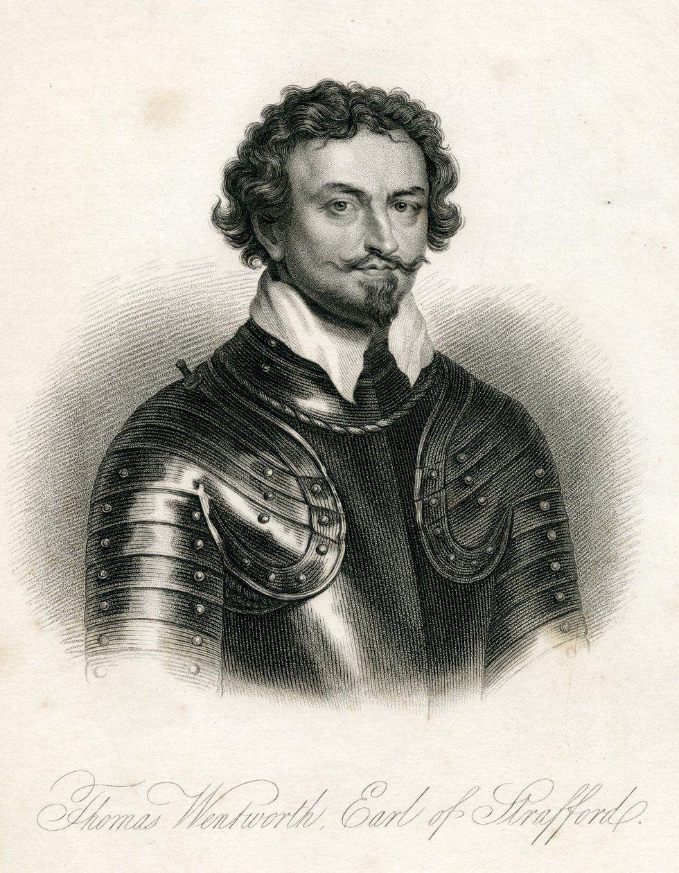 Sir Thomas Wentworth, 1er Conde de Strafford (1593-1641) de English School