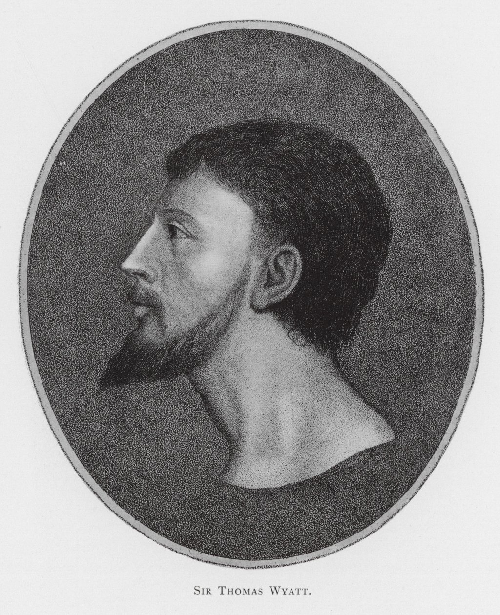 Sir Thomas Wyatt (litografía) de English School