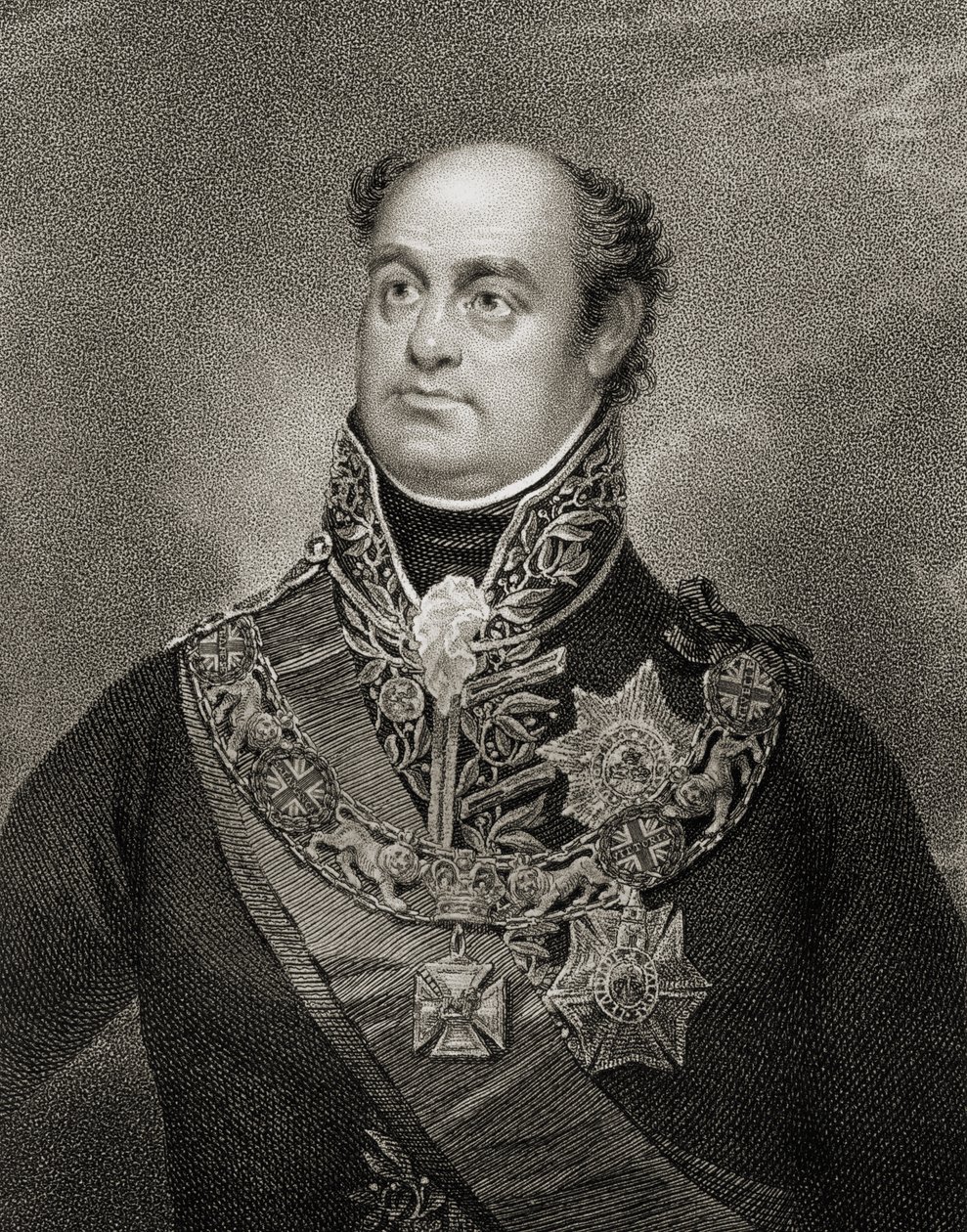 Sir William Carr Beresford (1768-1854) (grabado) de English School