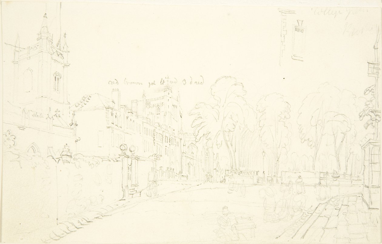 Boceto para College Green de English School