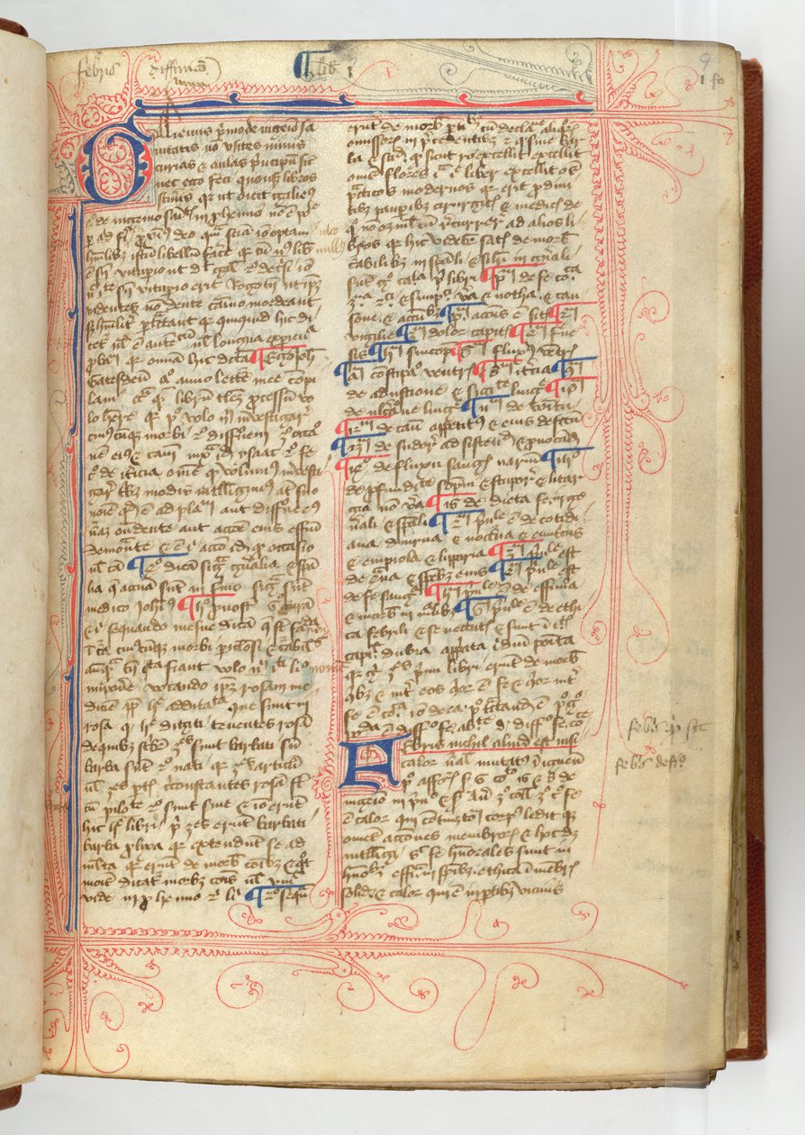Sloane 280, f.9r Prefacio de 