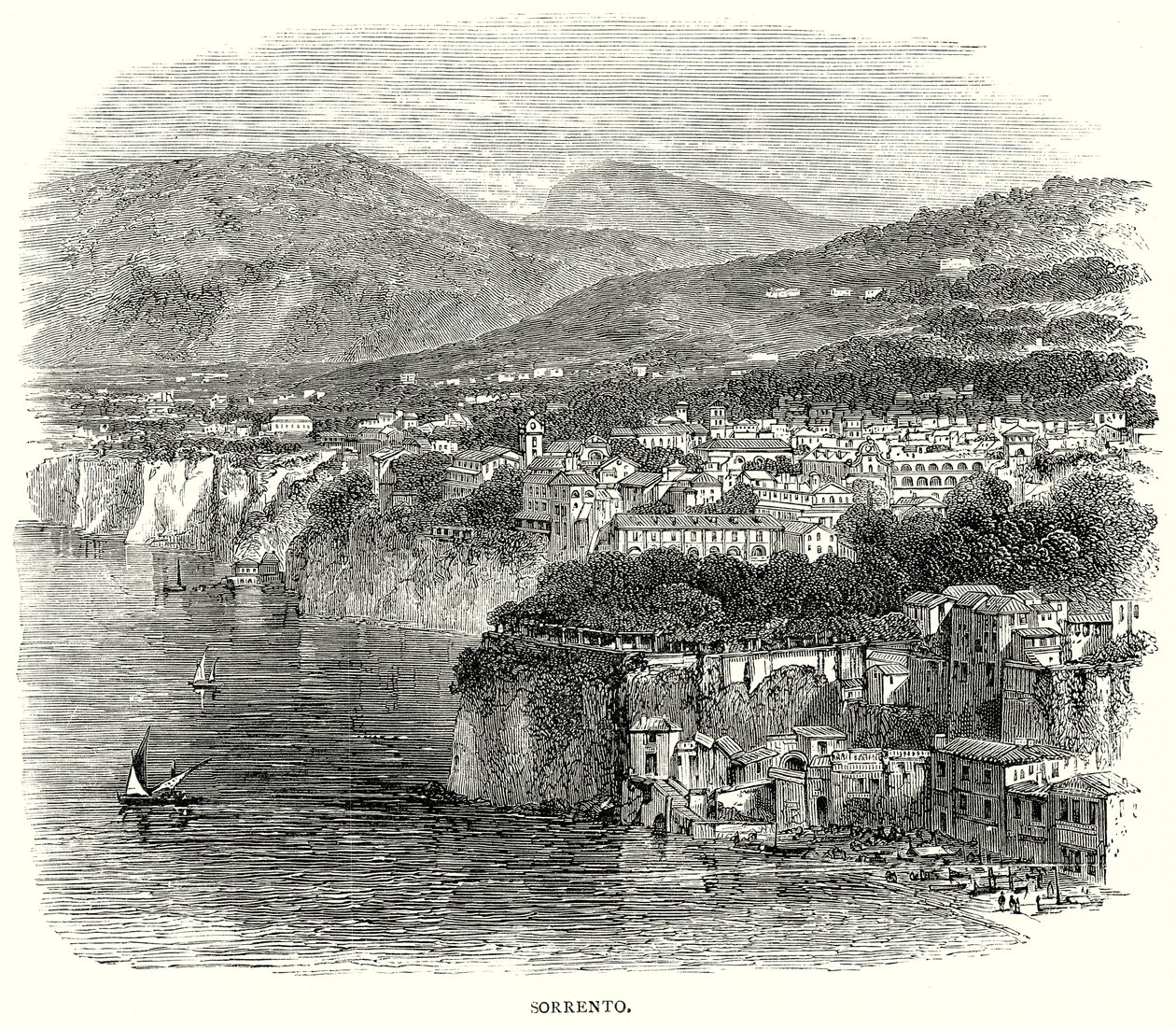 Sorrento (grabado) de English School