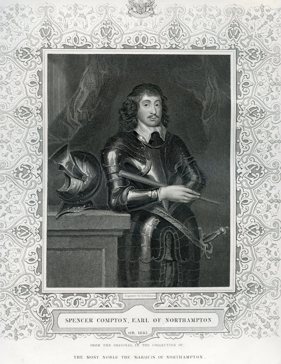 Spencer Compton, segundo conde de Northampton (1601-43) de English School