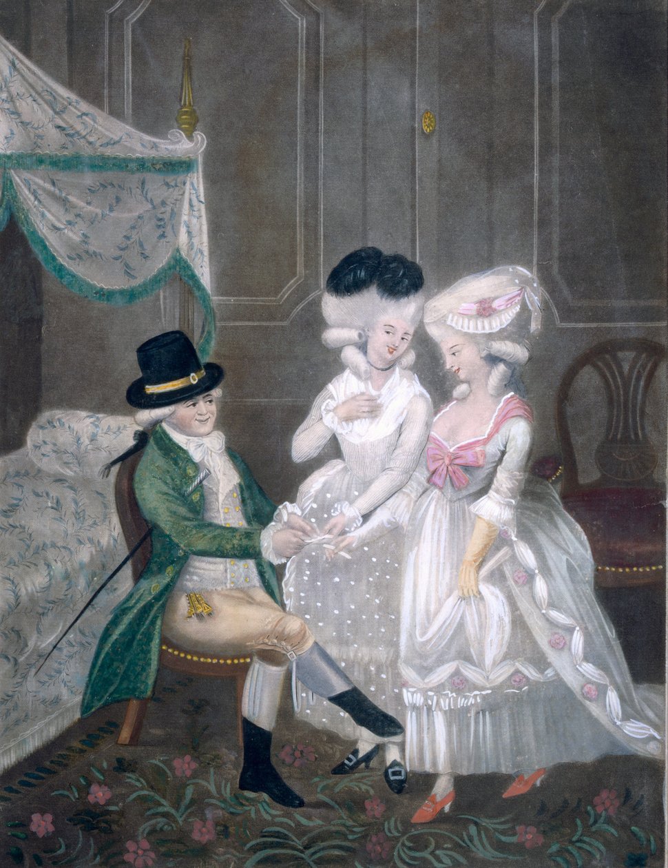 El primer carrete de Sir Timothy Thicketts a Londres, o las bellezas de Kings Place, sorteando un --, 1781 de English School