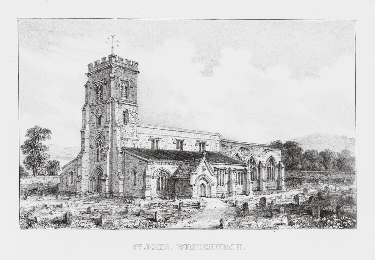 San Juan, Whitchurch (grabado) de English School