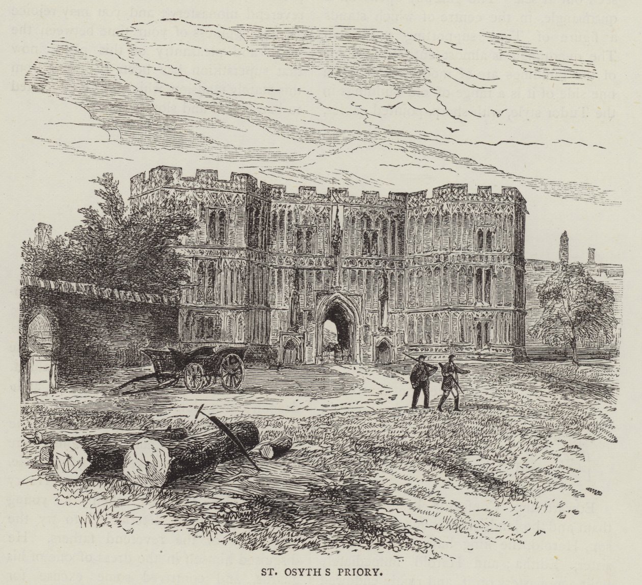 Priorato de San Osorio (grabado) de English School