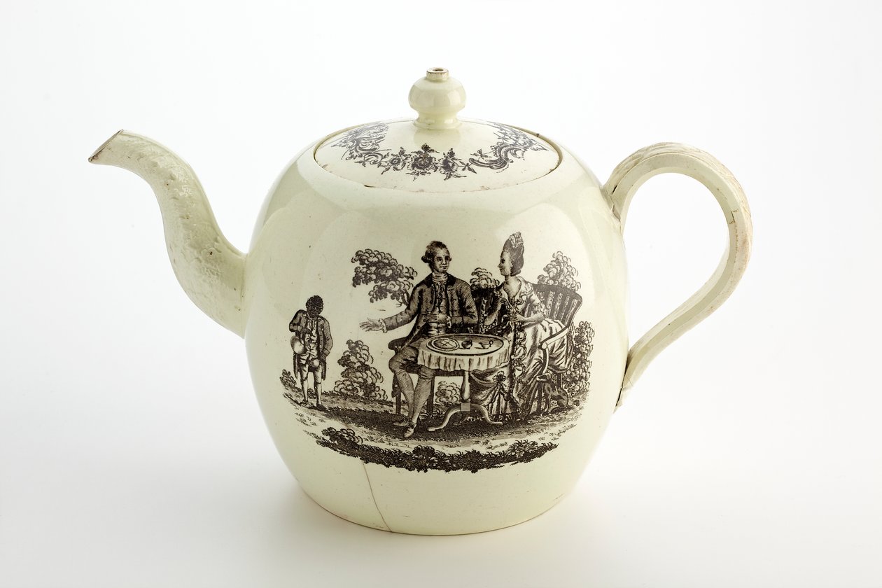Tetera de Staffordshire Wedgwood, c.1775-85 de English School