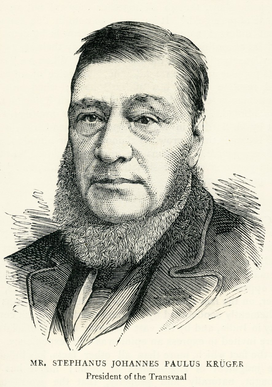 Stephanus Johannes Paulus Kruger (1825-1904) Ilustración para The Graphic de English School