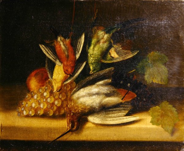 Naturaleza muerta de aves, c.1840 de English School