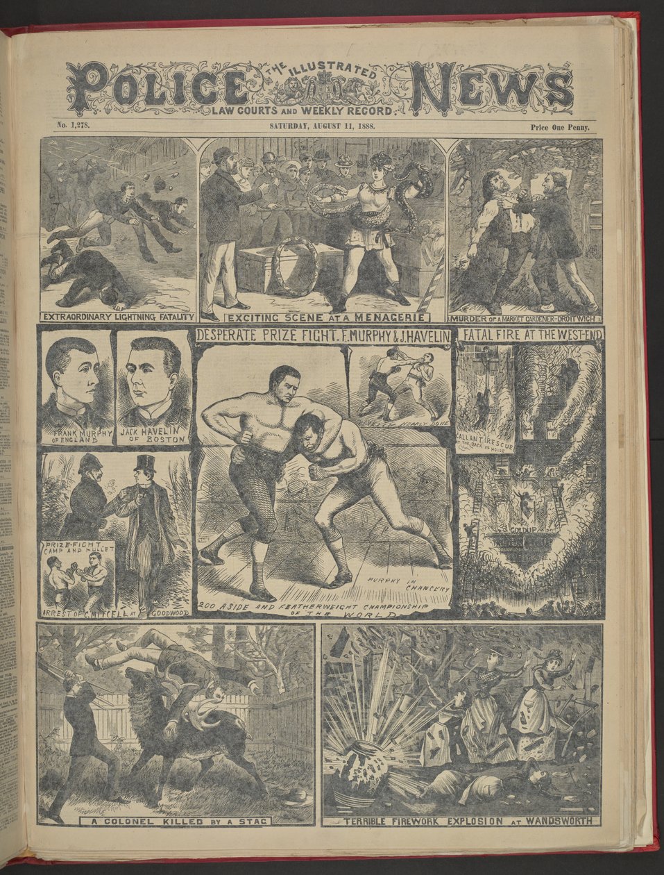 "TERRIBLE EXPLOSIÓN DE FUEGOS ARTIFICIALES EN WANDSWORTH". Illustrated Police News de English School