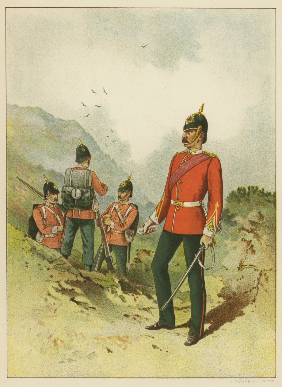 The 15th, East Yorkshire (litografía en color) de English School