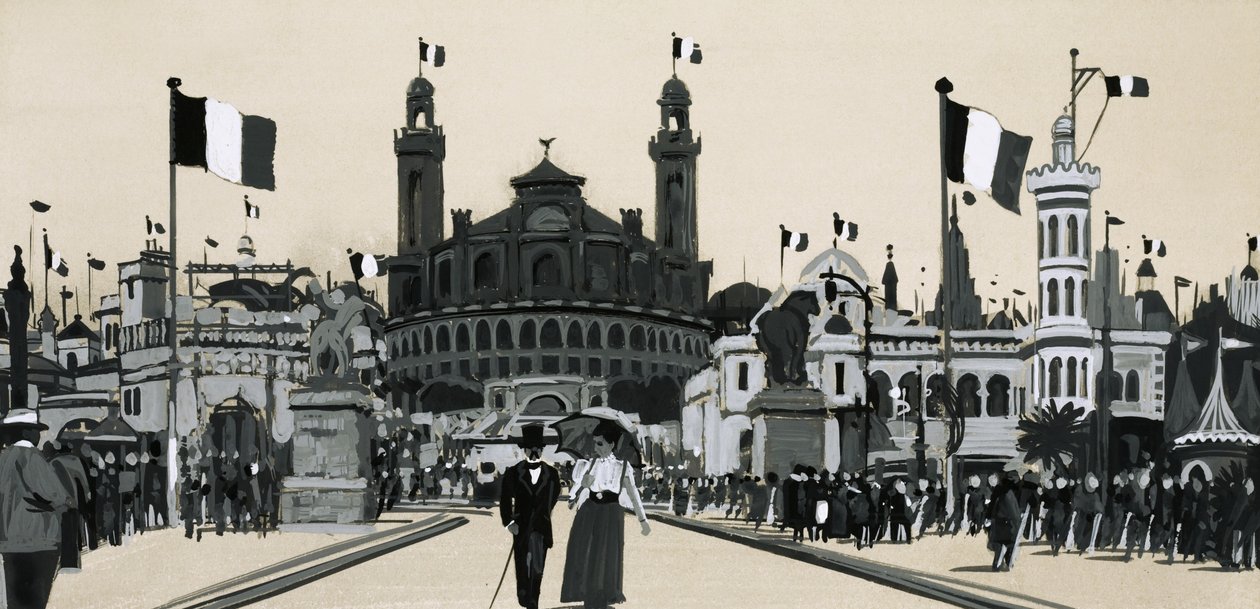 La sección argelina de la Exposición Internacional de París de 1900 de English School