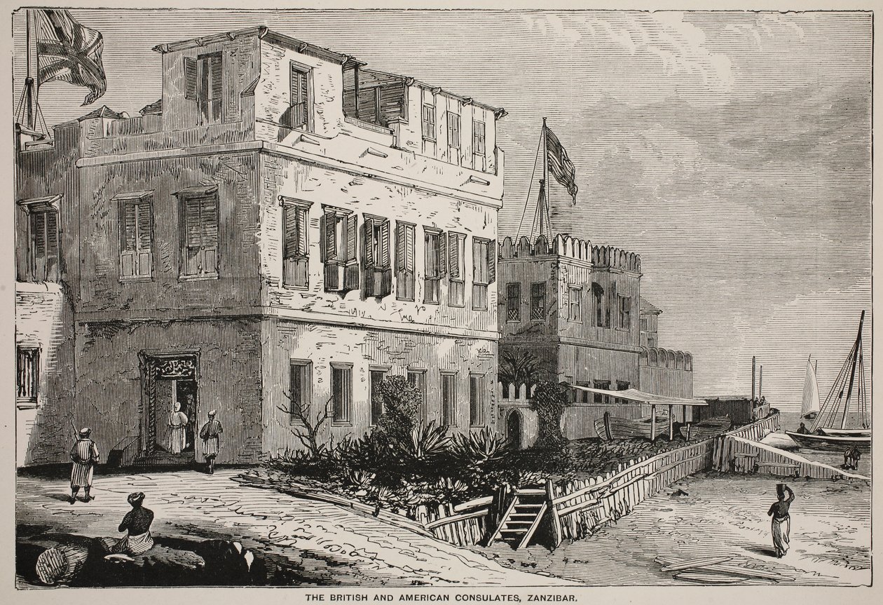 Los consulados británico y estadounidense, Zanzíbar de English School