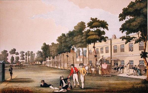 Los barracones de cadetes en el Arsenal, Londres de English School