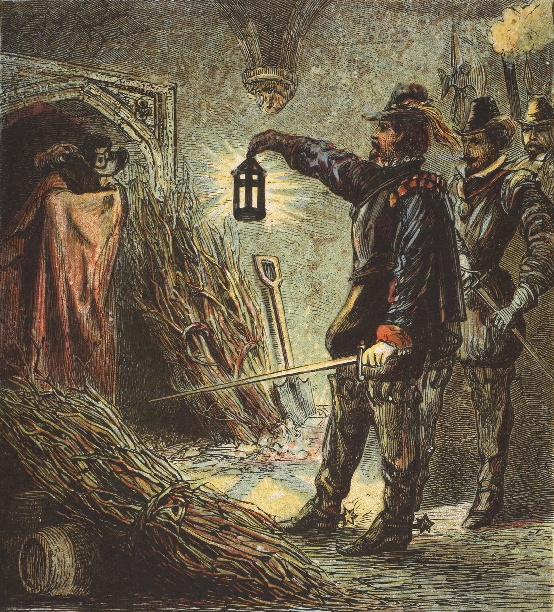 La captura de Guy Fawkes de English School