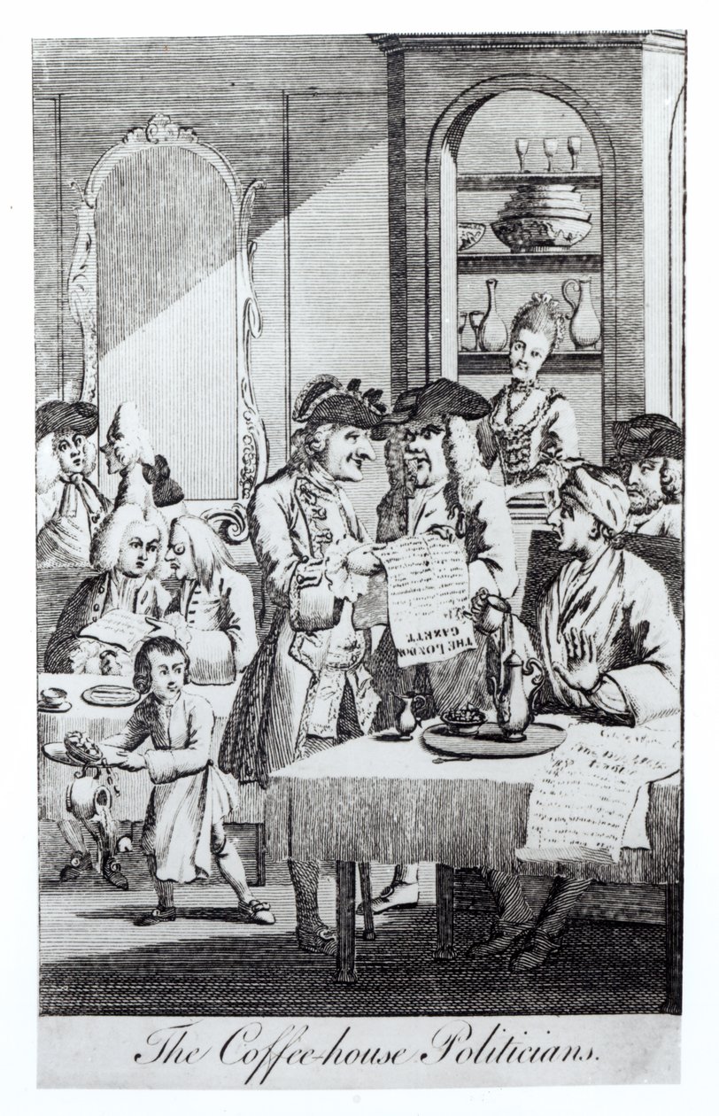 Los políticos de la casa de café de English School