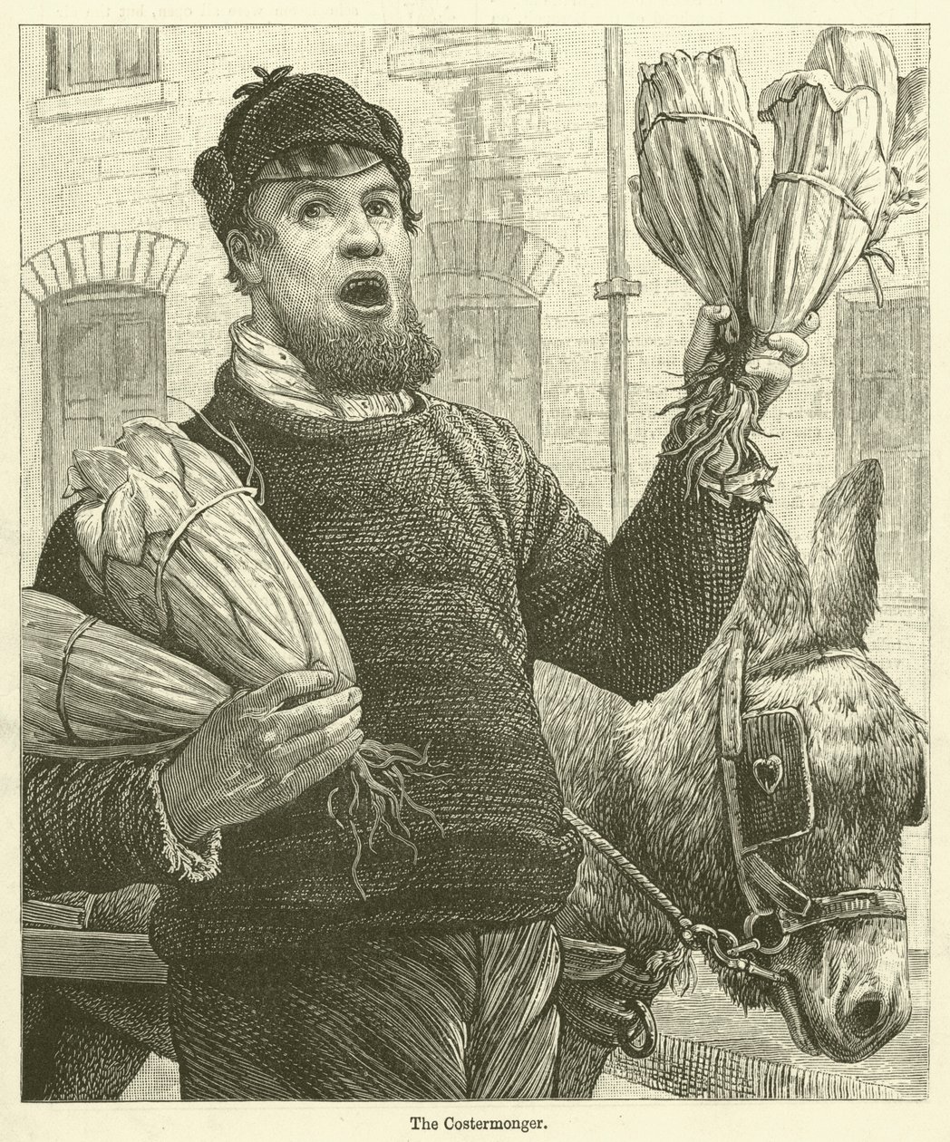 The Costermonger (grabado) de English School