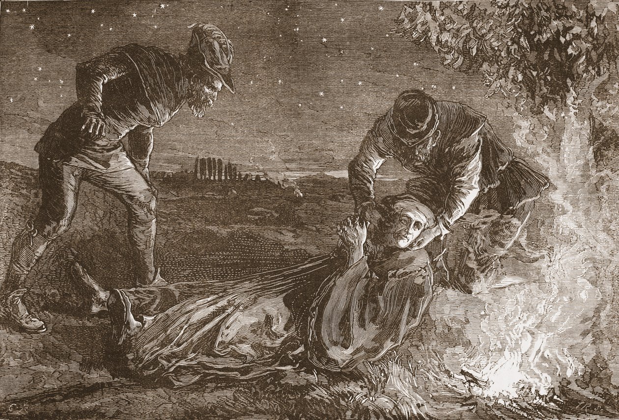 La muerte de Zwingle, ilustración de 