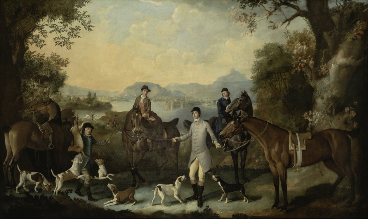 La muerte de la liebre, c.1760-70 de English School