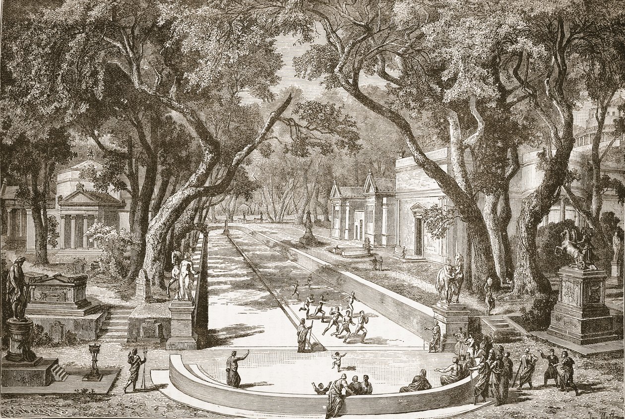 El Dromos en Esparta, restaurado de English School