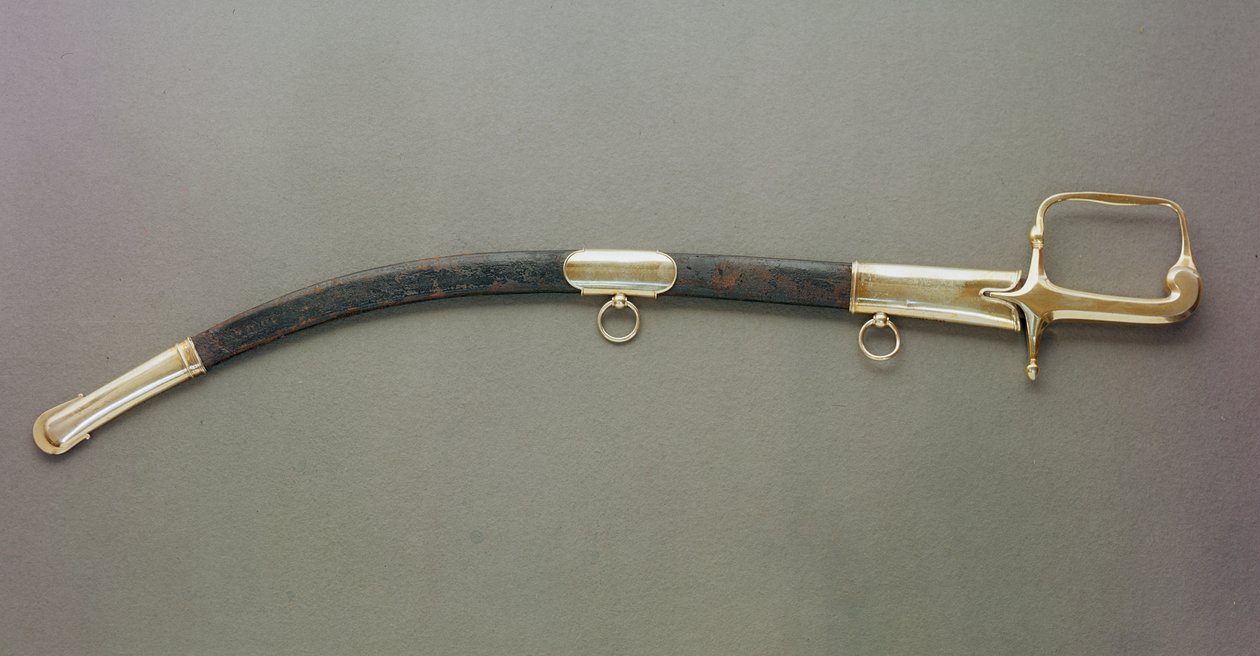 Espada del Duque de Wellington (metal y cuero) de English School