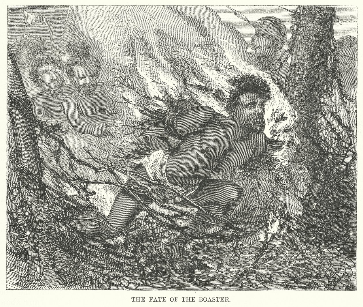 El destino del fanfarrón (grabado) de English School