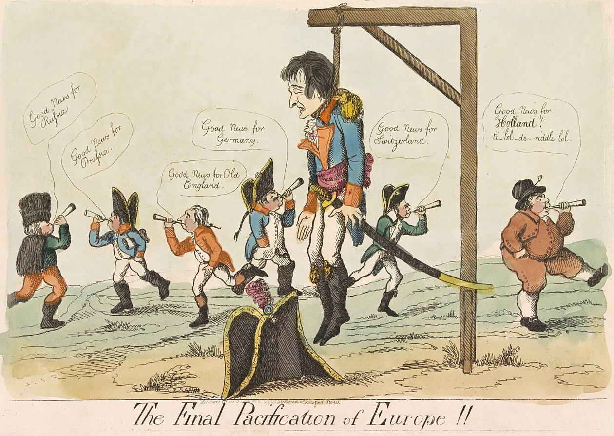 La pacificación final de Europa!!, pub. 1803 de English School