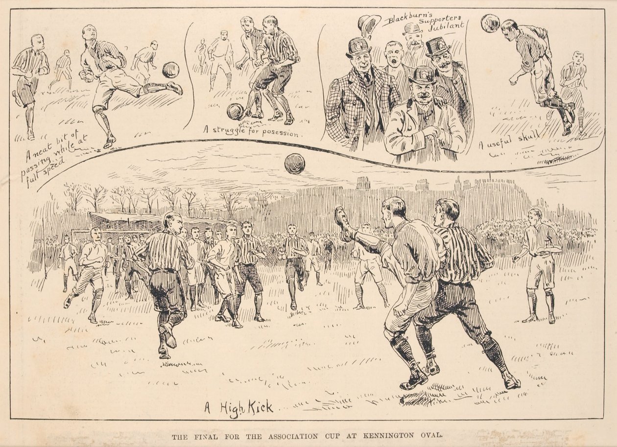 La Final para la Copa de la Asociación en Kennington Oval, 