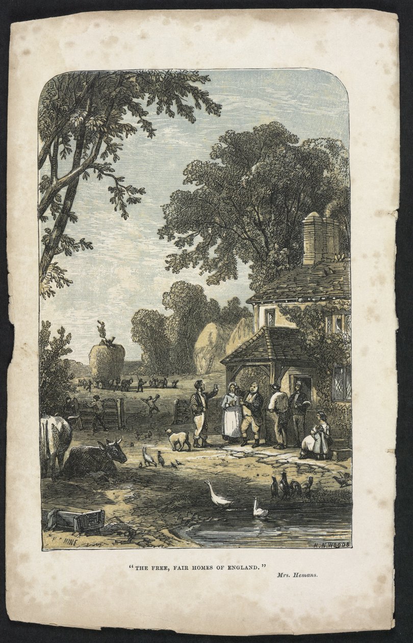 The Free, Fair Homes of England, ilustración de 