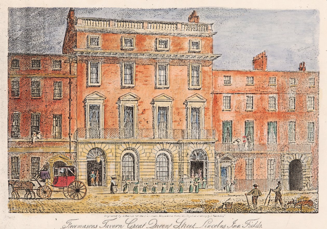 La Taberna de los Masones, 1863 de English School