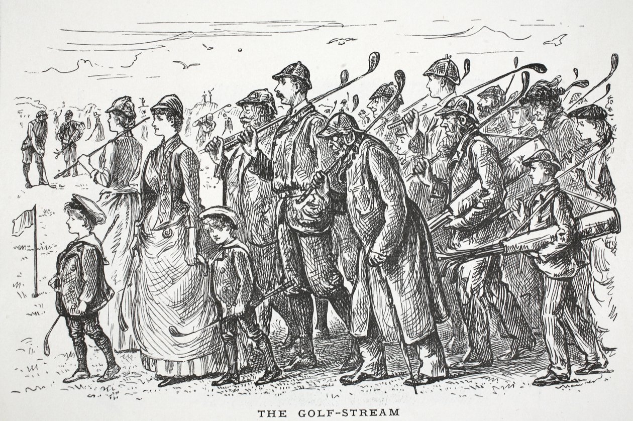 La Corriente de Golf, ilustración de Punch de English School
