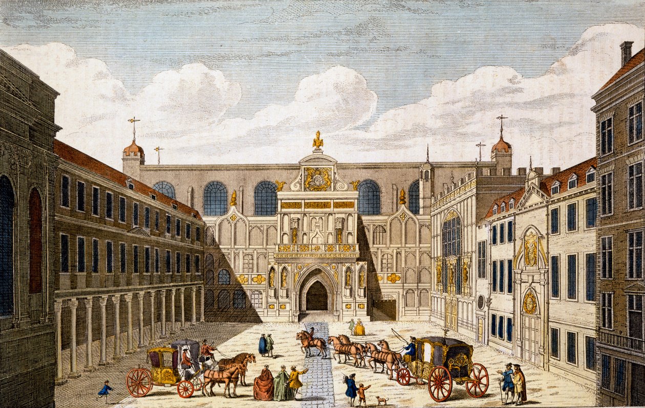 El Guildhall en la Ciudad de Londres de English School