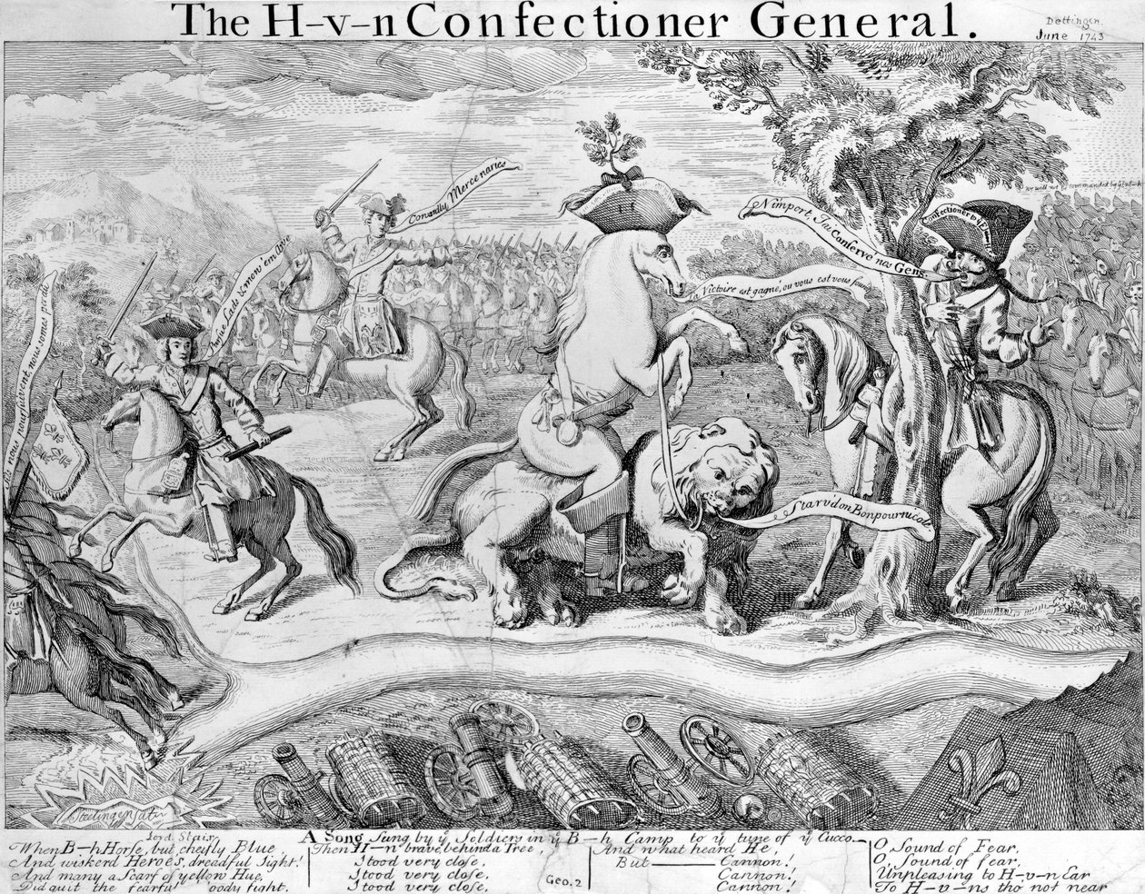 El Confitero General H- V- N, c.1743 de English School