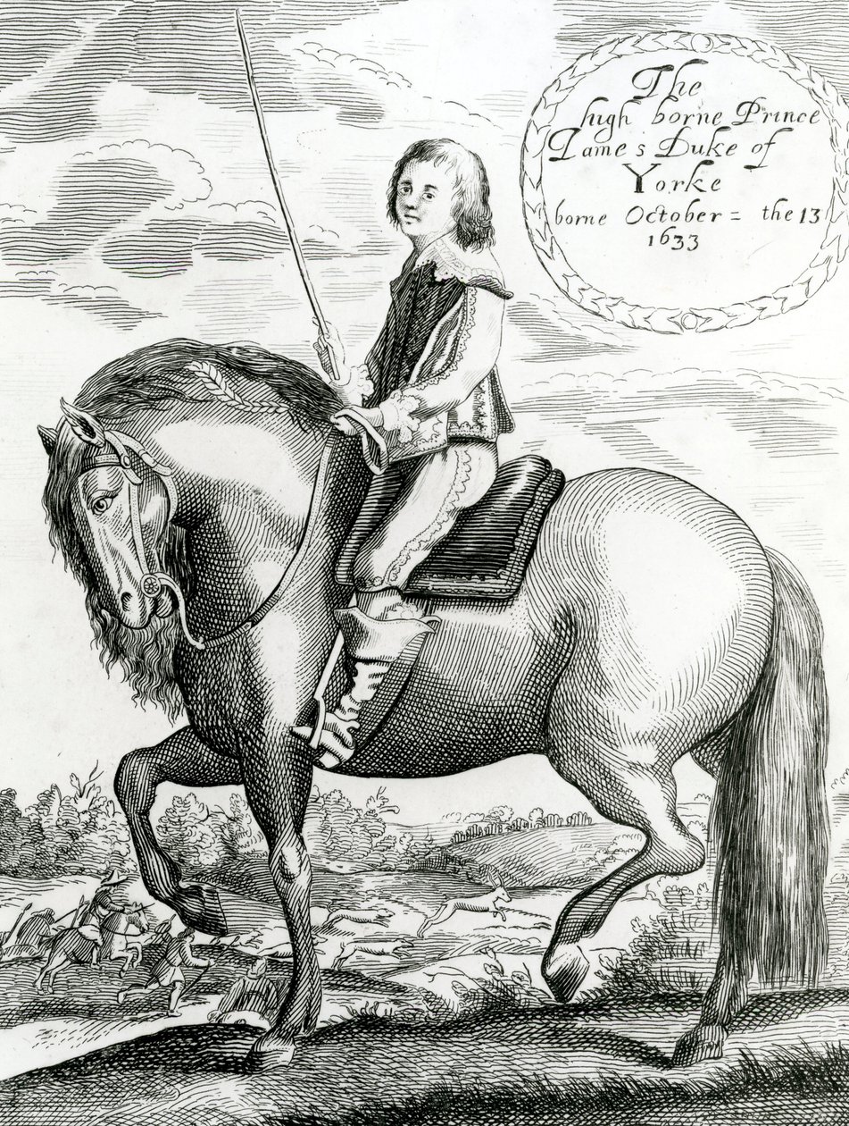 El príncipe de alta cuna James, duque de Yorke, 1640-50 de English School