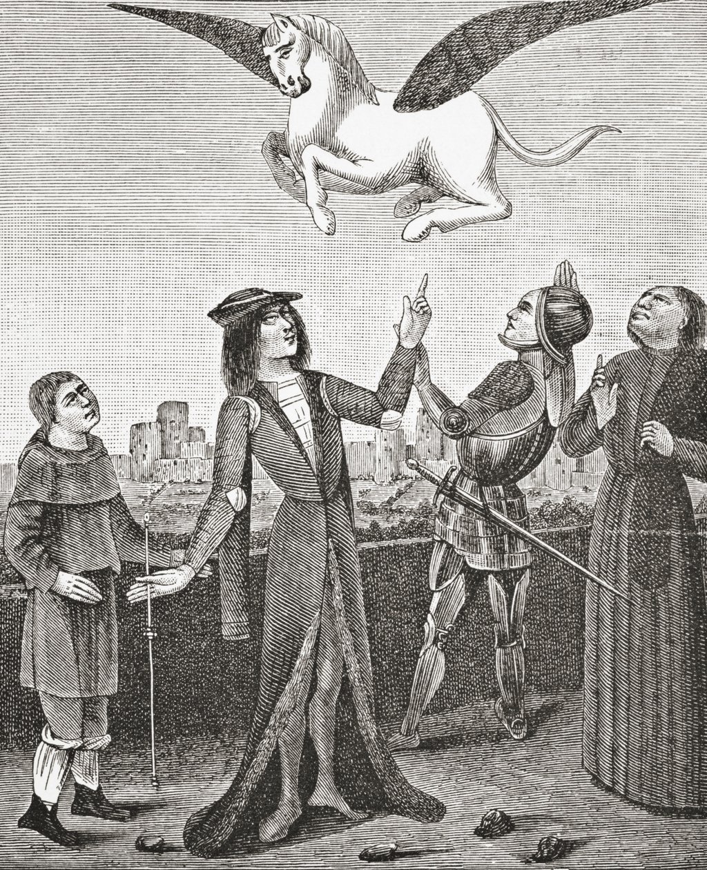 El caballo Pegaso, 1878 de English School