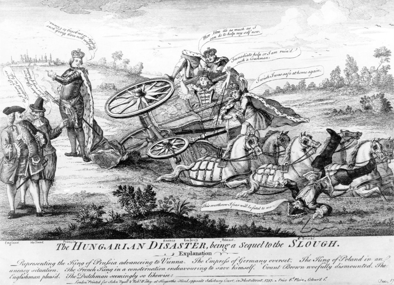 El Desastre Húngaro, siendo una secuela del Pantano, 1757 de English School