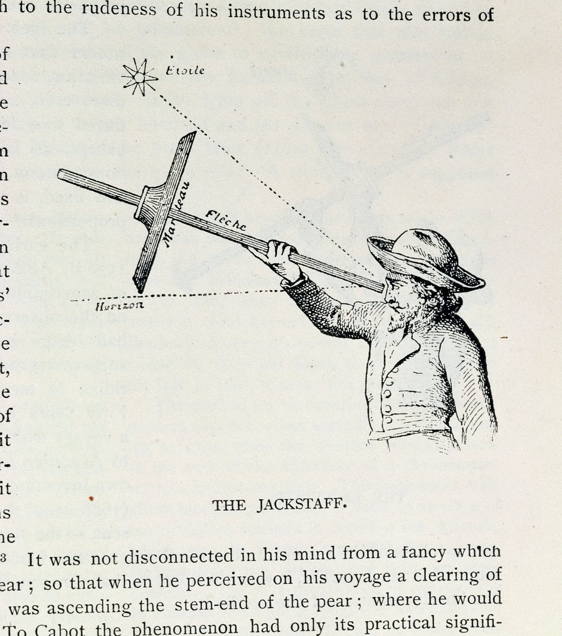 El Jackstaff, de The Narrative and Critical History of America, editado por Justin Winsor, Londres, 1886 de English School