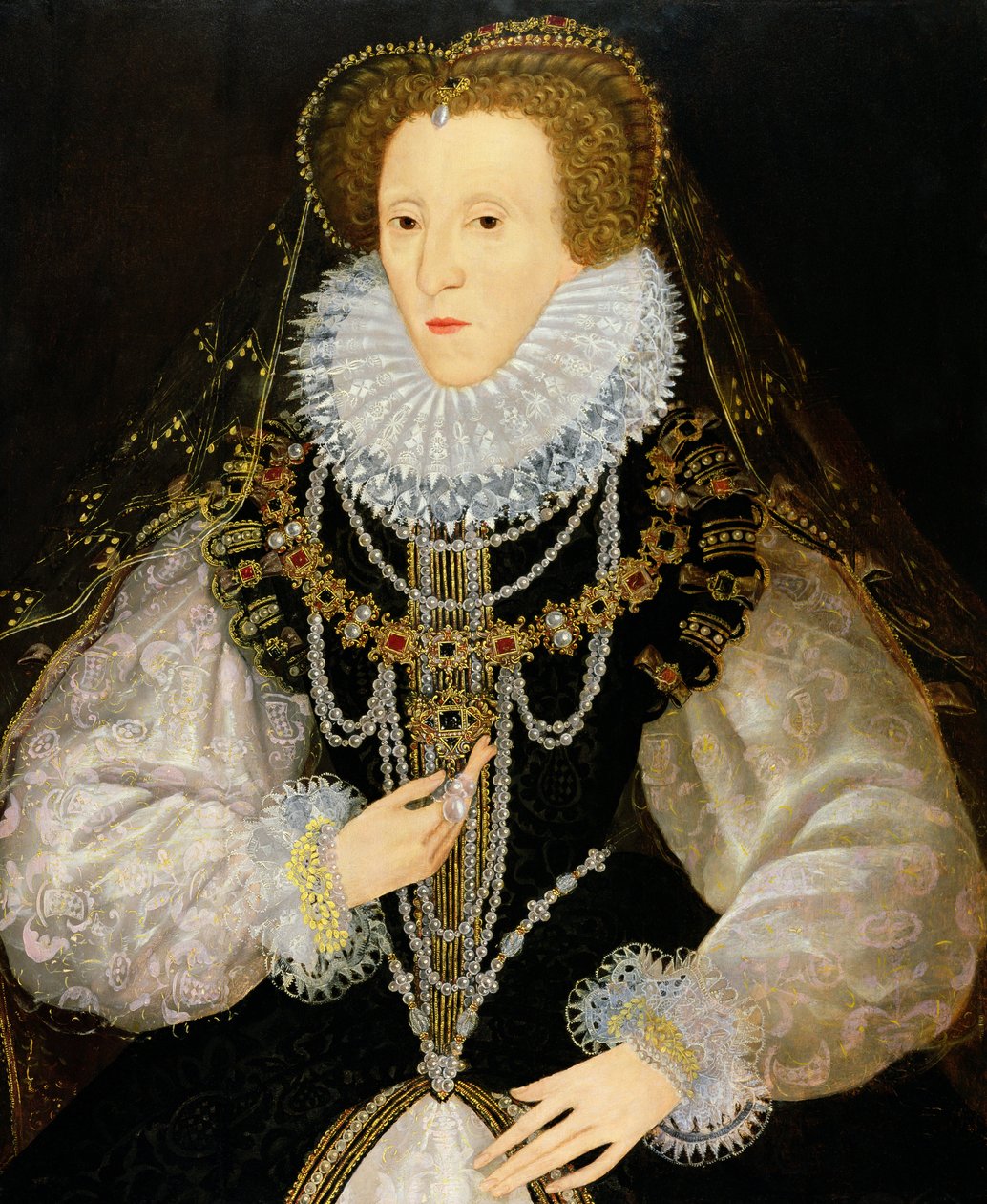 El Retrato de Kitchener de la Reina Isabel I (1533-1603) c.1550 de English School