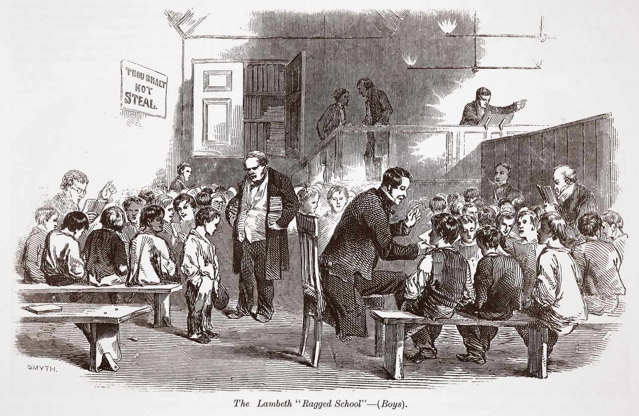 La Escuela Desamparada de Lambeth (niños) de English School