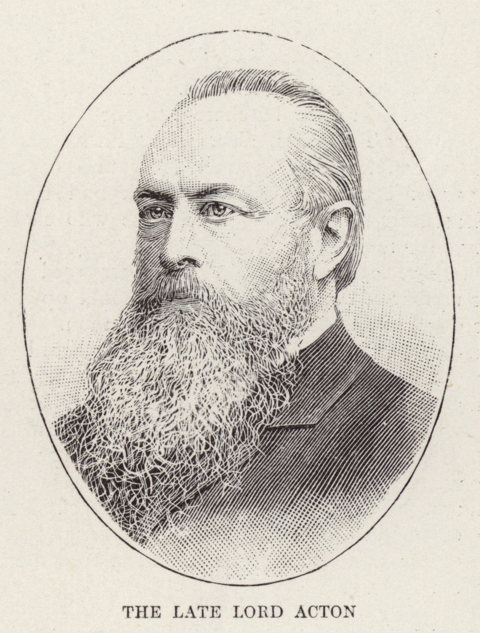 The Late Lord Acton (grabado) de English School