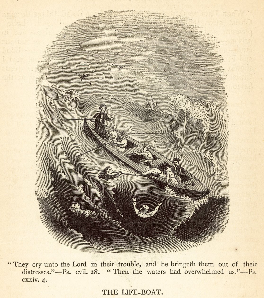El bote salvavidas (grabado) de English School