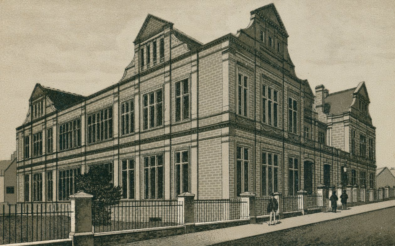 The Museum, Ipswich (litografía) de English School