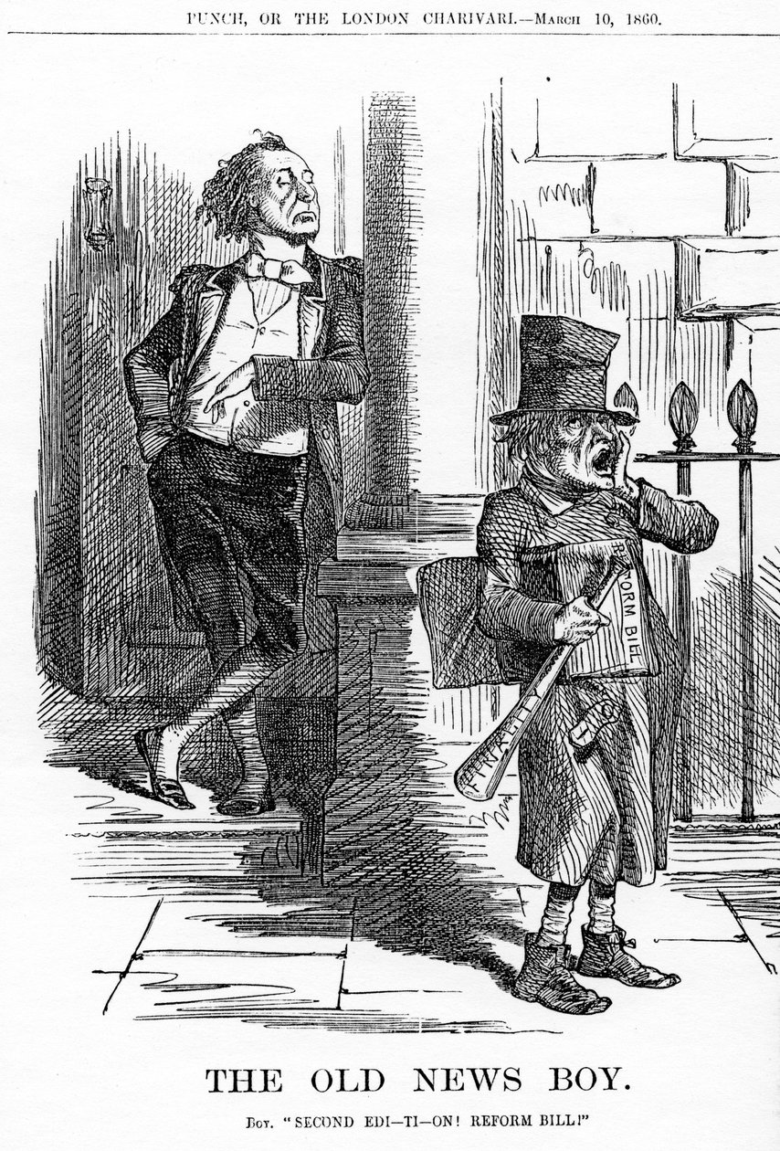 El viejo vendedor de periódicos de English School