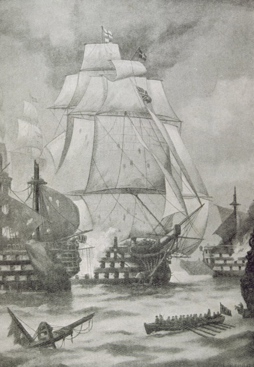 La apertura de la Batalla de Trafalgar de English School